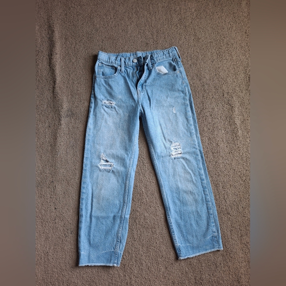 Old Navy Kids Light Blue Distressed Jeans